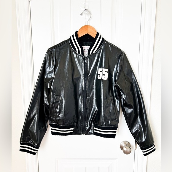jr-s.com Jackets & Blazers - Vintage jr-s.com Black White Varsity Jacket Size Medium